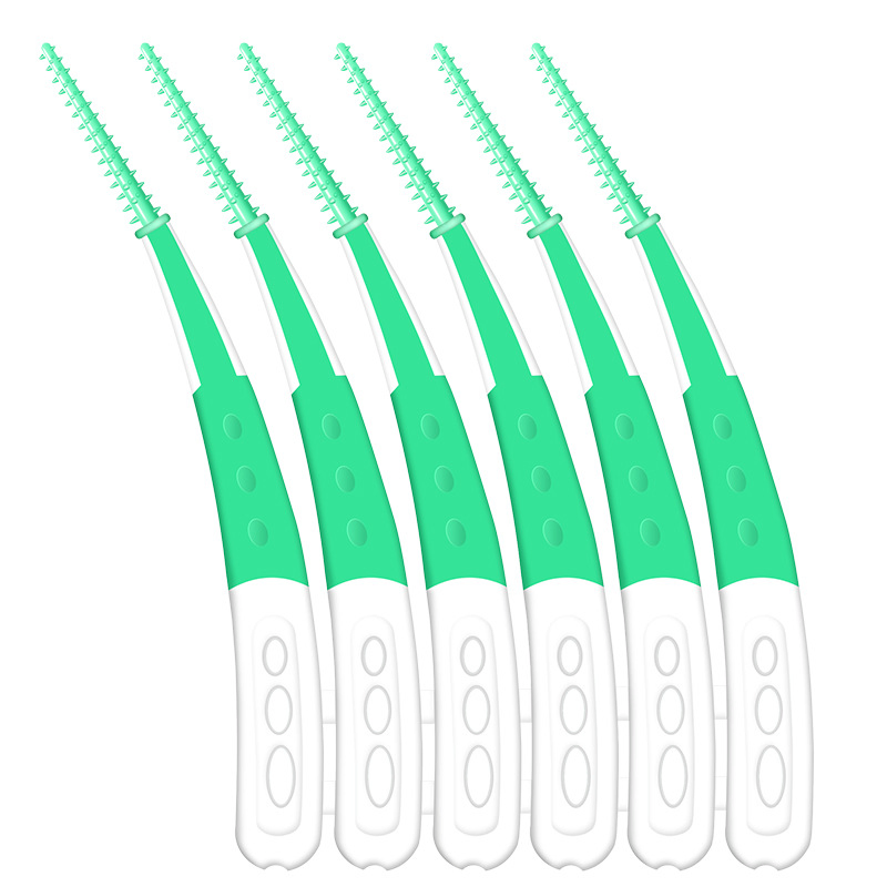 Soft Silicone Portable Orthodontics Interdental Cleaning Brush Other Oral Care