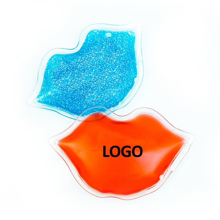 Lip Shape Gel Ice Pack Reusable Cold Hot Pack for Face Body