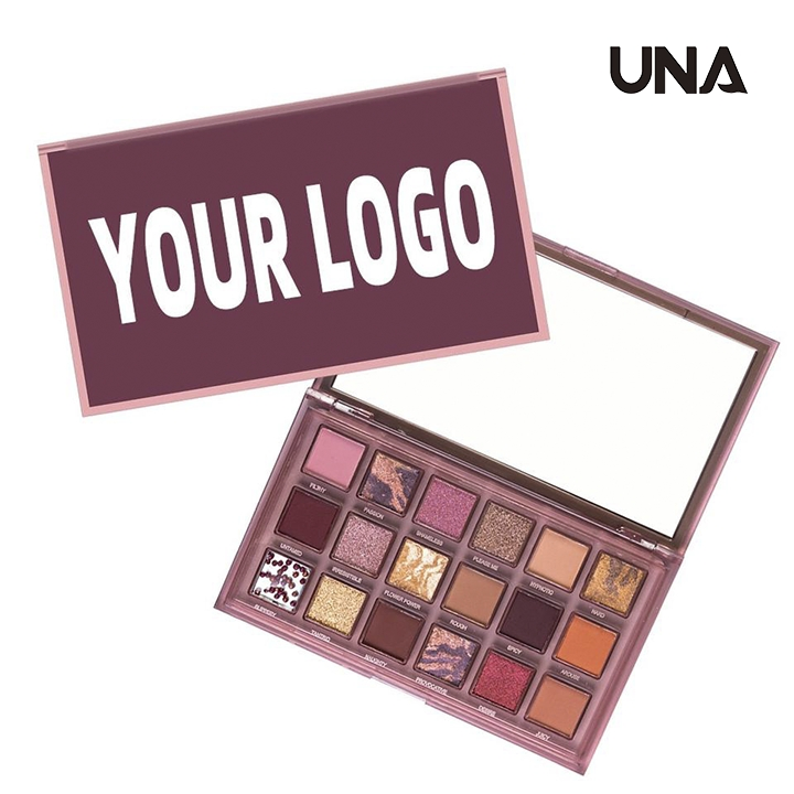 18 Color Private Label Wholesale Custom Brand Packaging Own Makeup Palette Cruelty Free High Pigment Shimmer Eye Shadow Palette