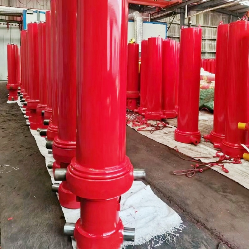 Телескопический гидроцилиндр для самосвала