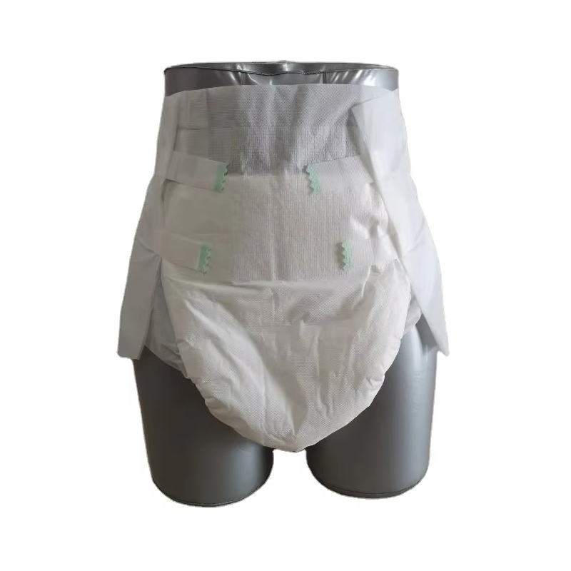 Adjustable Soft Stick Waist Design Printed Adult Diapers for Seniors