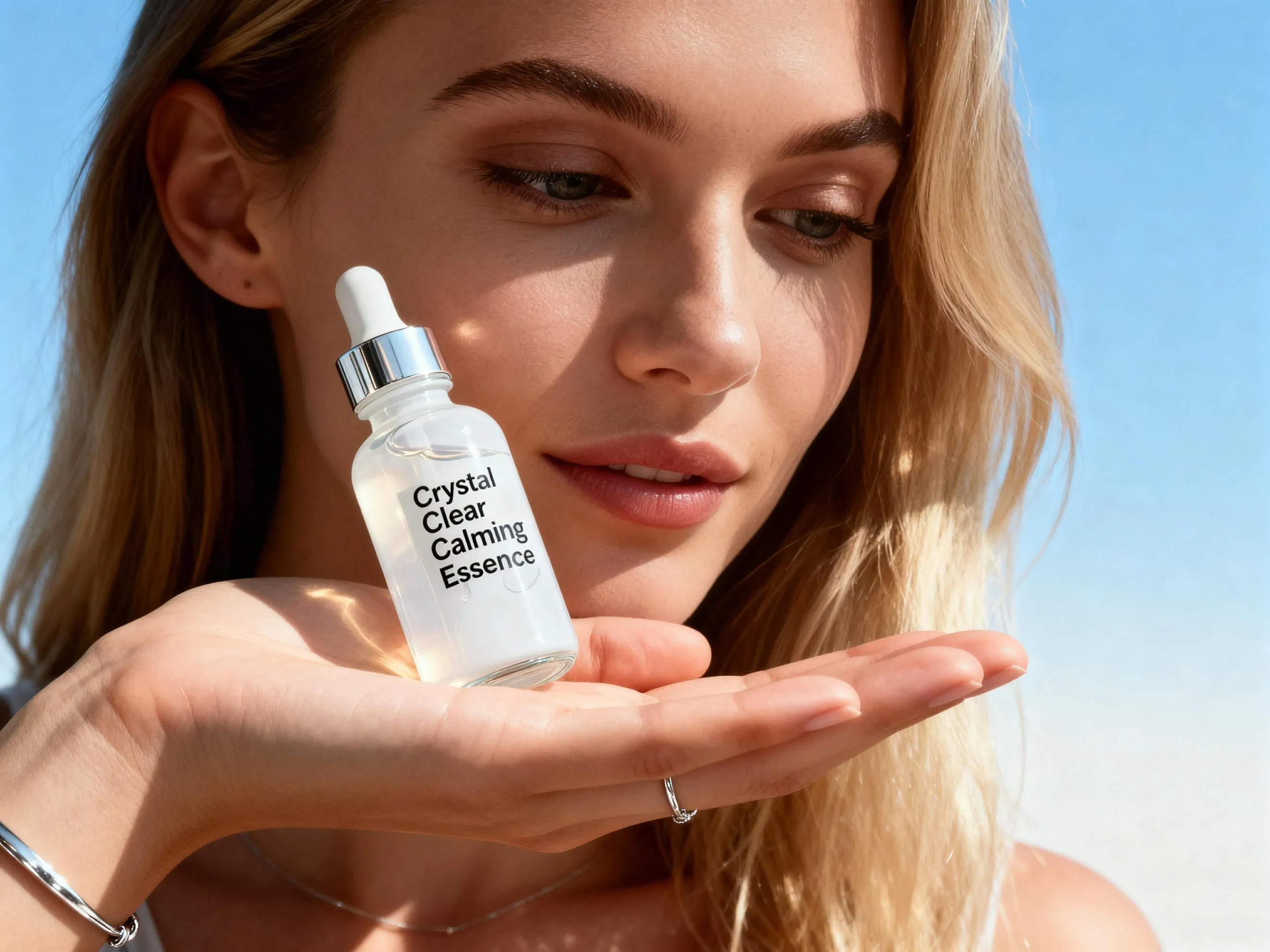 Korean Style Hydrating and Anti-Inflammatory Face Toner with Wound Healing Flower Extract and Purslane Extract for Dehydrated and Irritated Skin