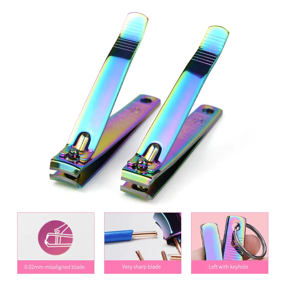 Stainless Steel Nail Clipper Large Straight Cutting Manicure Cutter Toenail Scissors Nippers Tool