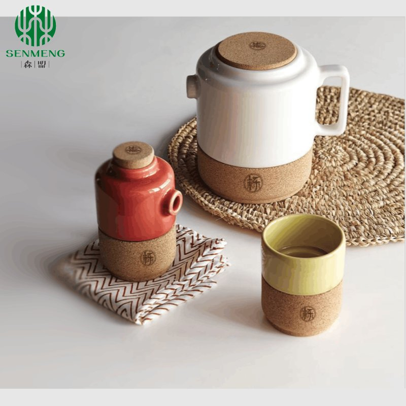 Eco-Friendly Cork Base for Coffee Cups and Travel Mugs Cup Cork Base