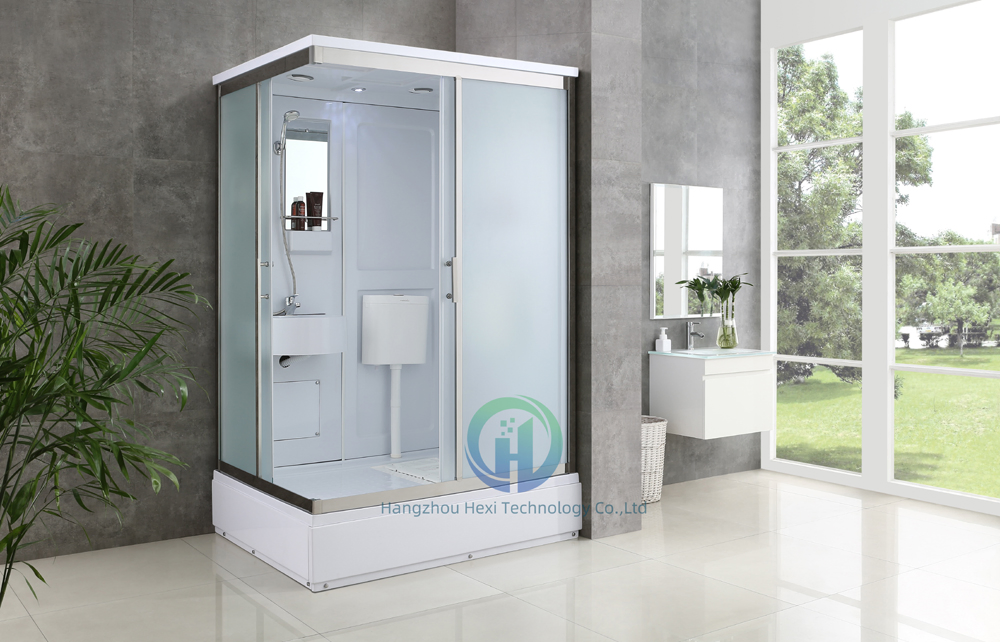 Most Impressive Concealed Integrated Capsule All in One Bathroom Pod Shower Room