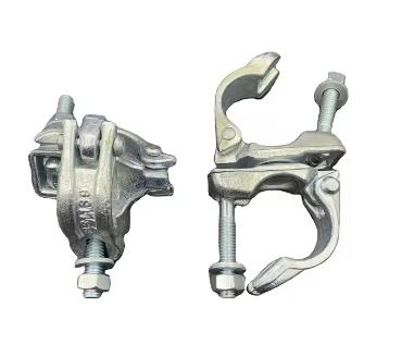 Building Material Q235 Steel Double Coupler Scaffolding Clamp and Scaffold Clip Drop Forged Swivel Coupler