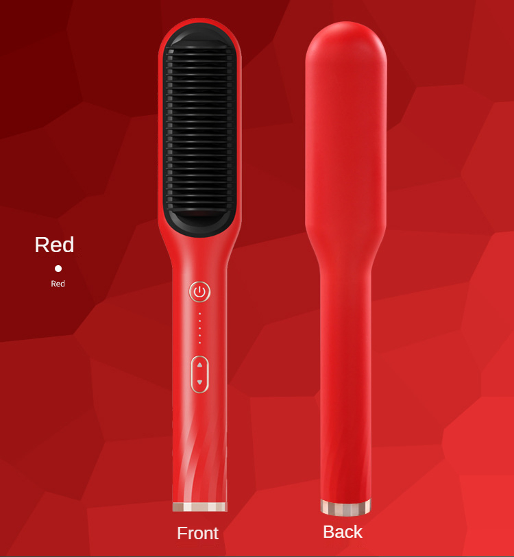 Ceramic Digital Straightening Comb Hair Styler Straightener Curler