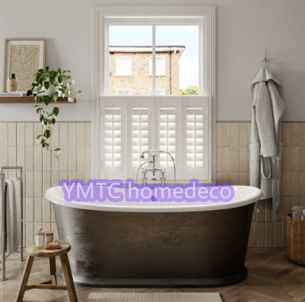 Custom Made by Pass PVC Window Shutter Plantation Shutters Interior and Wooden Plantation Shutter Direct From China