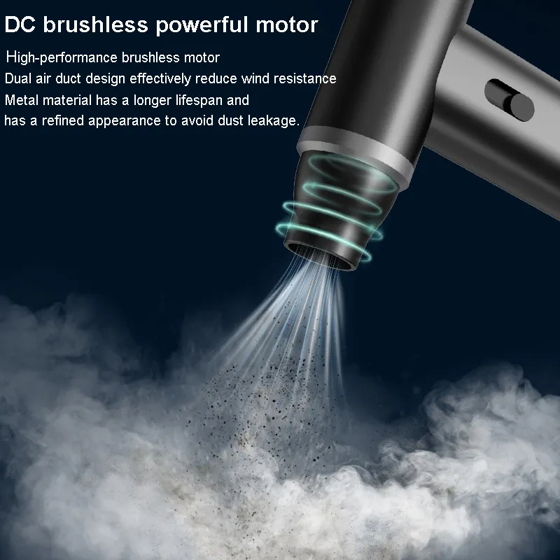 Electric Cordless Compressed Air Duster Jet Fan Blower High Speed Brushless 110000rpm Multifunctional Cleaner Mini Turbo Jet Fan