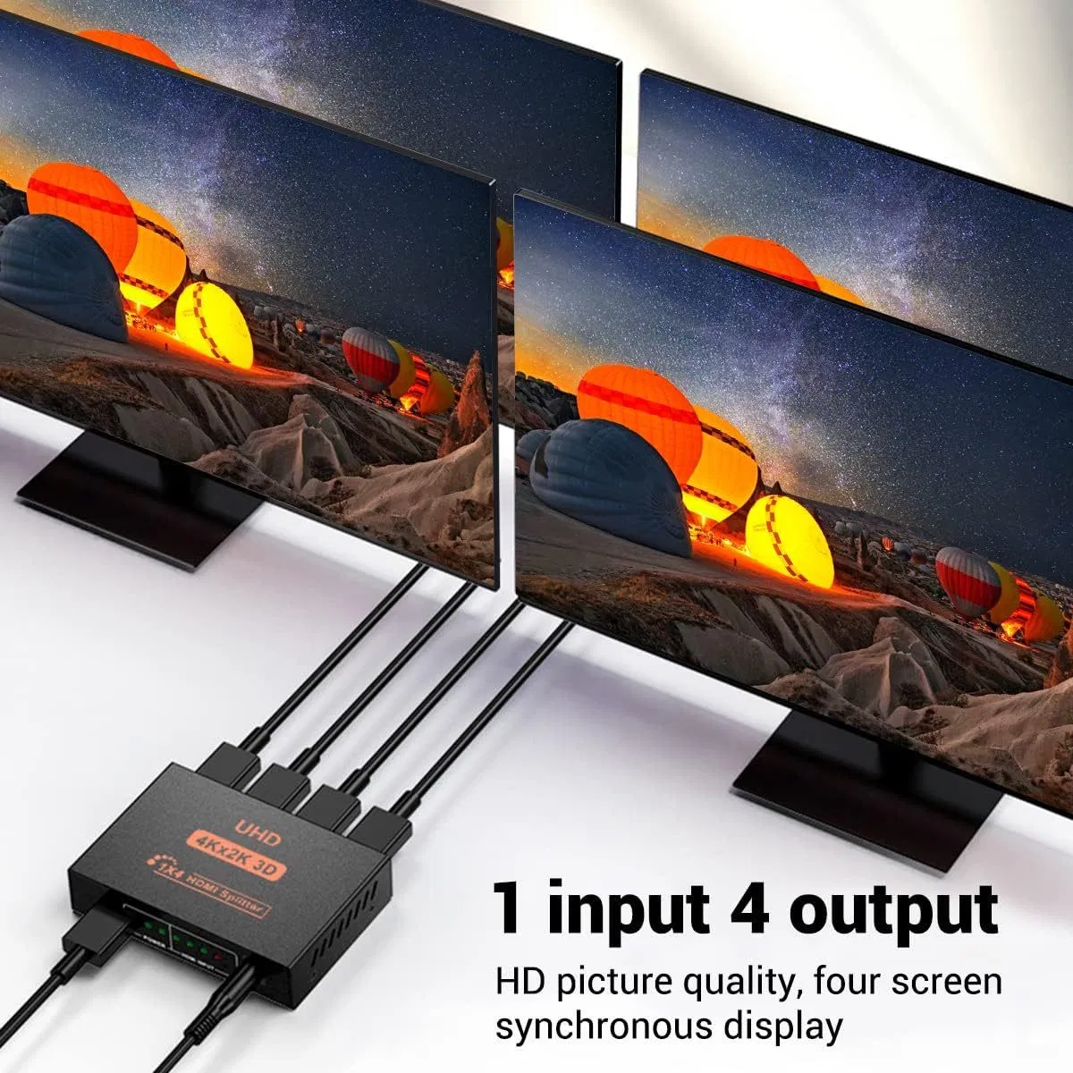 Разветвитель HDMI 1x4 4K для распределения видео