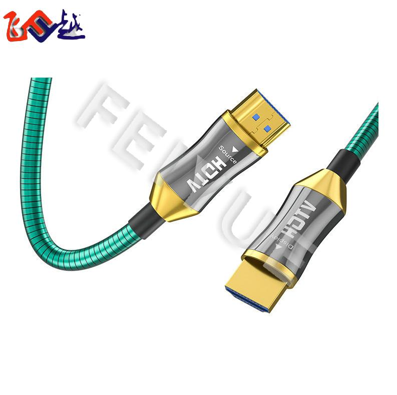 Active Fiber Optical HDMI Cable Metal Jacket 4K/60Hz 1m to 300m