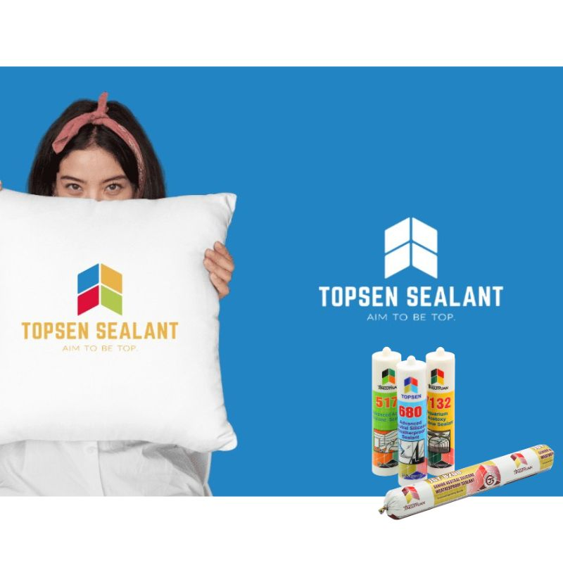 Topsen 793 Multi-Purpose Neutral Silicone Sealant Adhesive