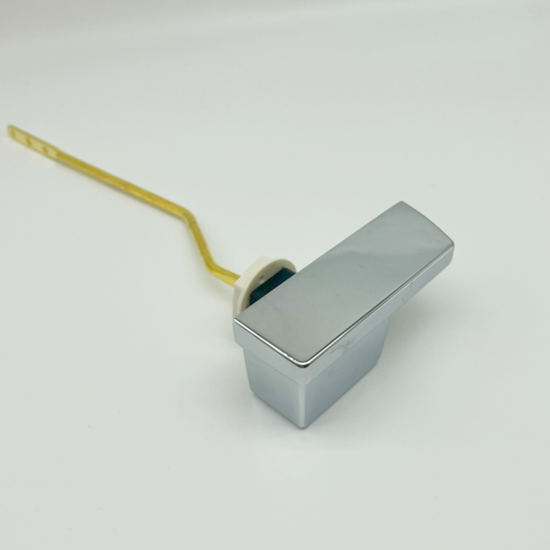 Side Angle Mount Toilet Handle Toilet Trip Lever Handle Replacement Square Toilet Tank Flush Handle Lever