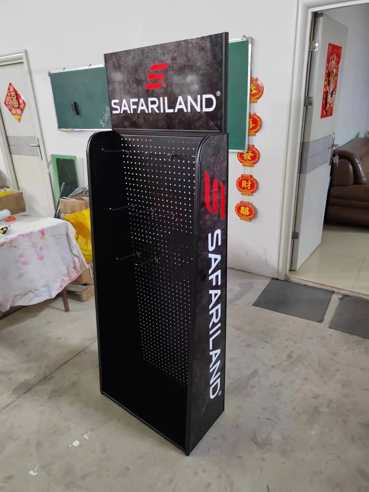 Advertising Pegboard Display Stand for Hooks