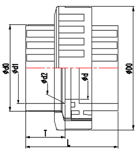 1-1/4inch 1-1/2inch 2inch Sch80 CPVC Union Coupling Adaptor