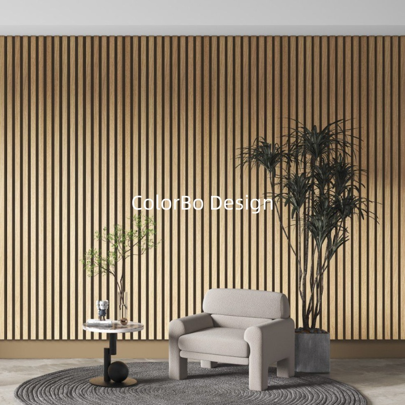 High Level 21 mm thickness 2400*600mm wood groove panel acoustic