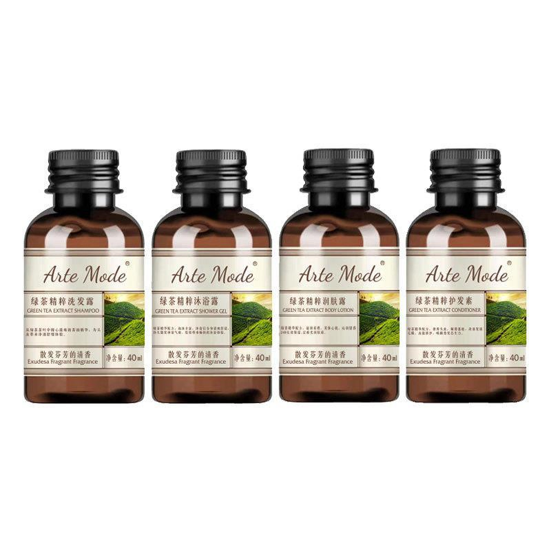 Eco-Conscious Hotel Shampoo Shower Gel Conditioner Body Lotion Set