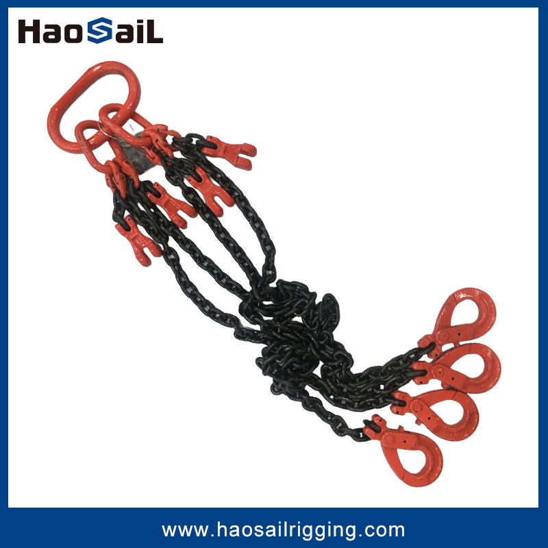 Us/European Type Lifting Components Rigging Hardware Fitting G80 Alloy Steel Forged Connecting Link for Chain/Wire Rope Sling Connection