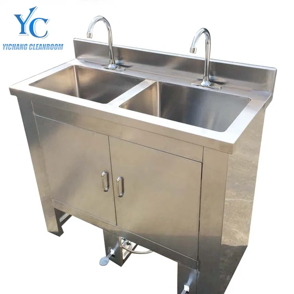 Surgical Scrub Sink Washing Basin with Foot Pedal for Hospital