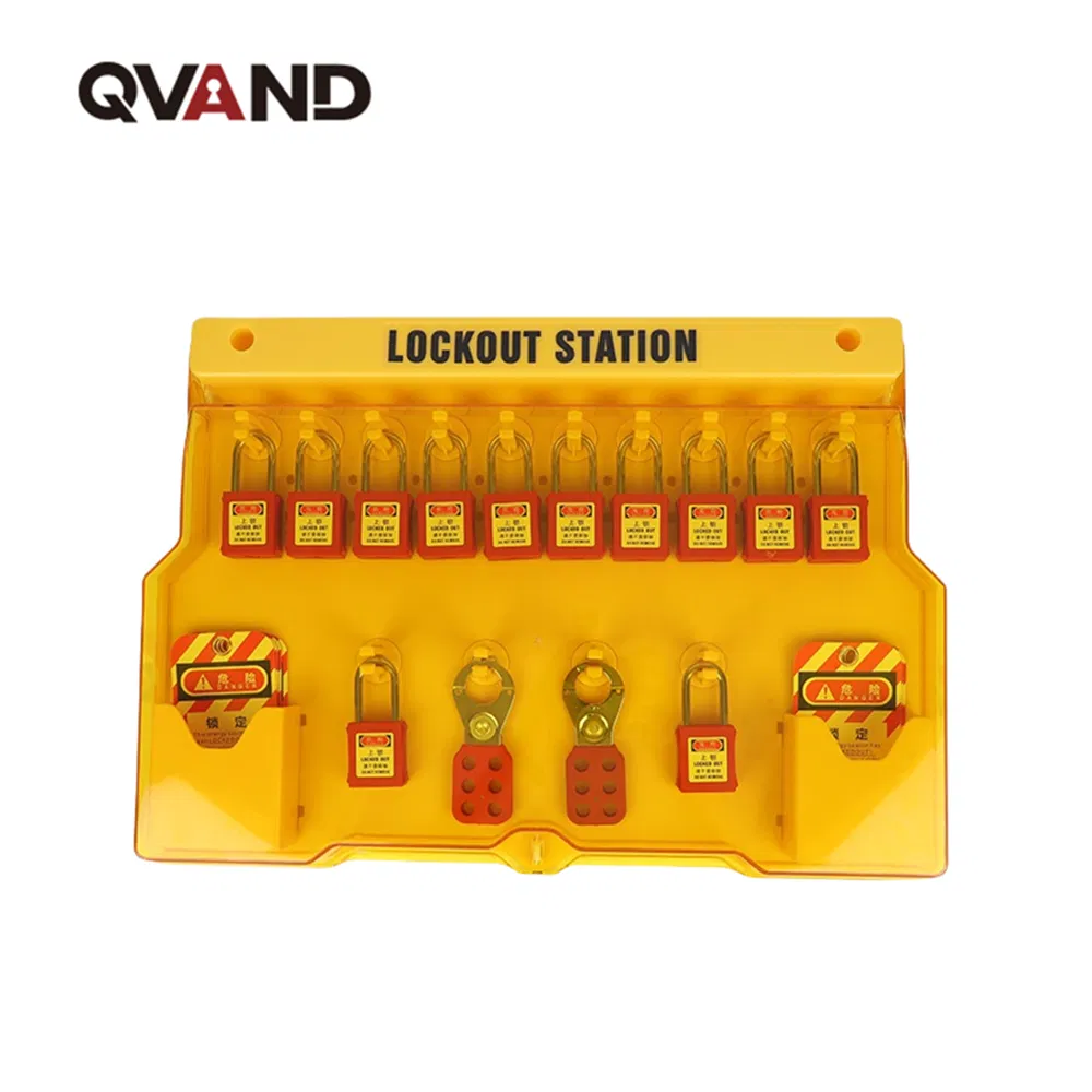 Durable Lockout Padlock Board for Enhanced Workplace Safety