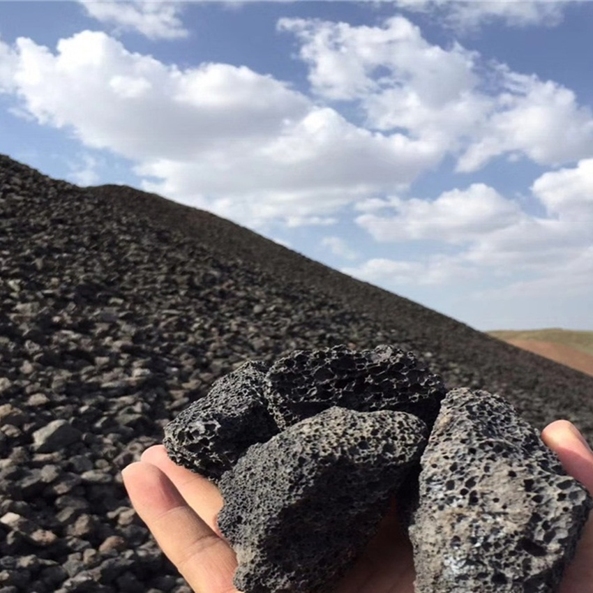 Mix Horticultural Premium Natural Black Volcanic Big Size Lava Rock Pumice Stone