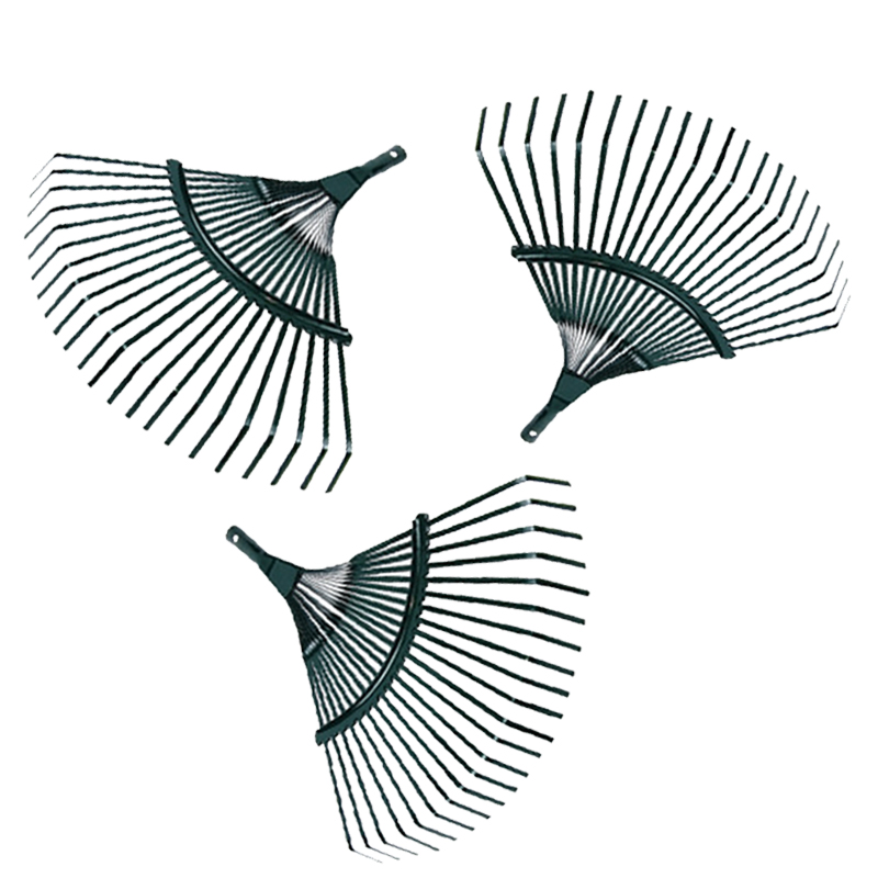 Hautine R121 Type Adjustable Lawn Rake with 22 Teeth Chromed