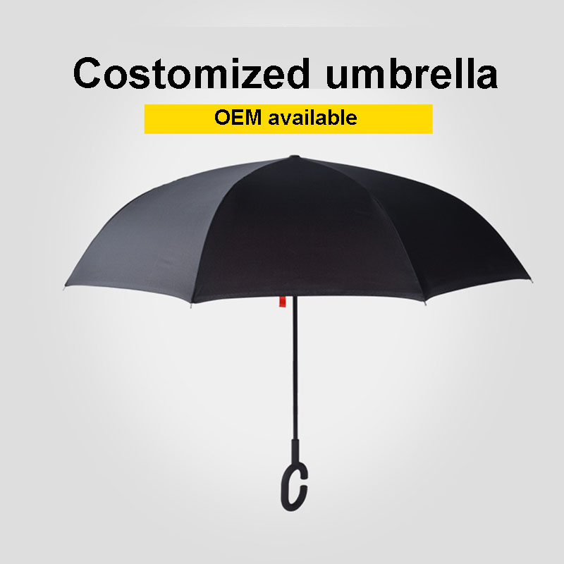 Wholesale Inverted Reverse Outdoor Car Umbrella with Different Patterns