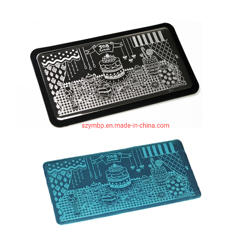 Custom Stainless Steel Elegant Promotion Nail Stamping Plate