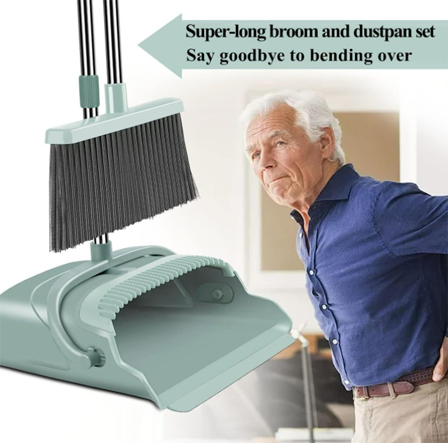 Large Size and Stiff Broom Dust Pan with Long Handle