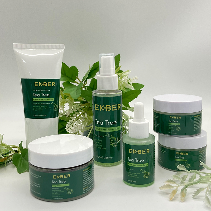 Beauty Skin Care Whitening Acne Remover Anti-Aging Tea Tree Skincare Set