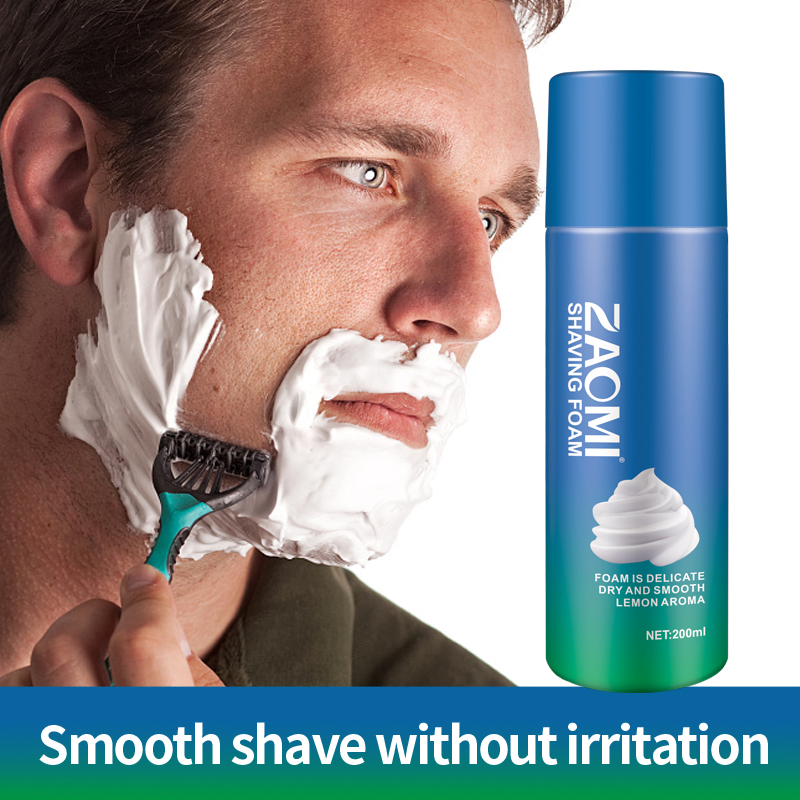 Private Label Shaving Foam Mousse Beard Softening Men's Gel Shaving Foam