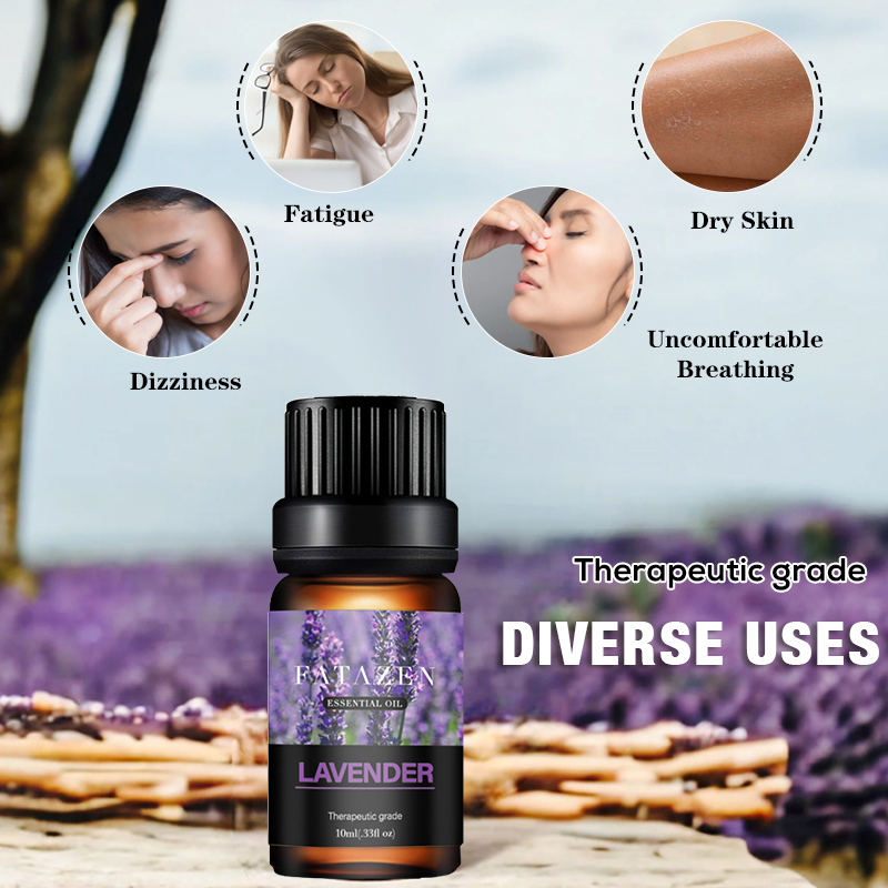 Natural Organic Soothe Muscles Eliminate Physical Fatigue Lavender Body Friction Essential Oil