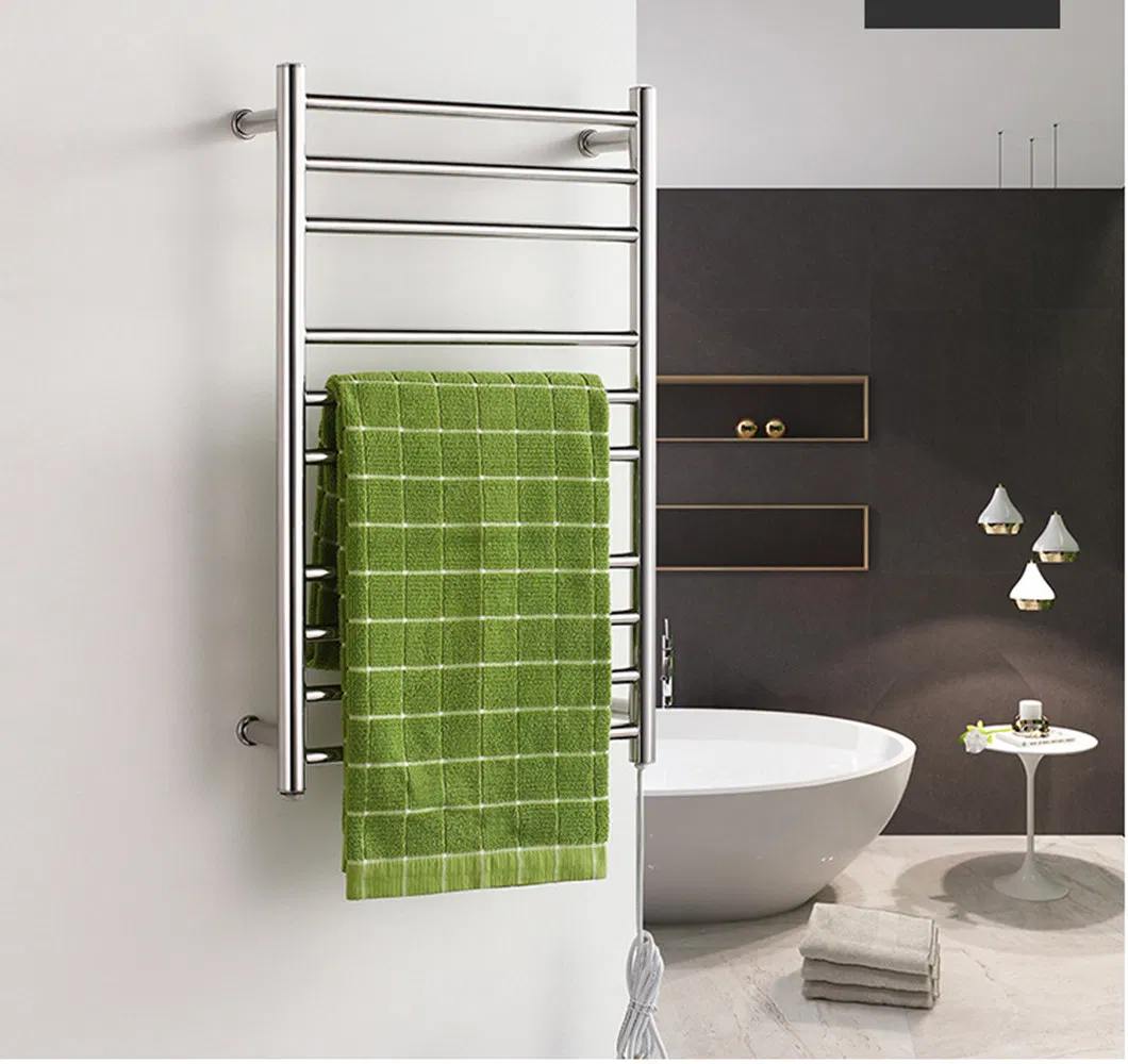 SUS304 Heated Towel Warmer for Bathroom Electric Towel Racks