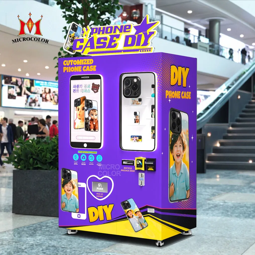Best Selling All Brands Automatic DIY Printer Phone Case Printing Vending Machine