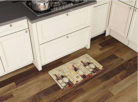 Household Hot Sale Anti Fatigue Waterproof Non-Slip PVC Floor Kitchen Mat Carpet Rug