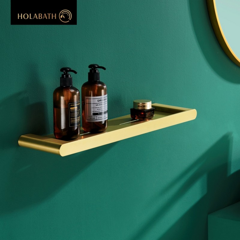 Industrial Pipe Stainless Steel Storage Rack Vintage Style Bathroom Wall Mounted Hardware