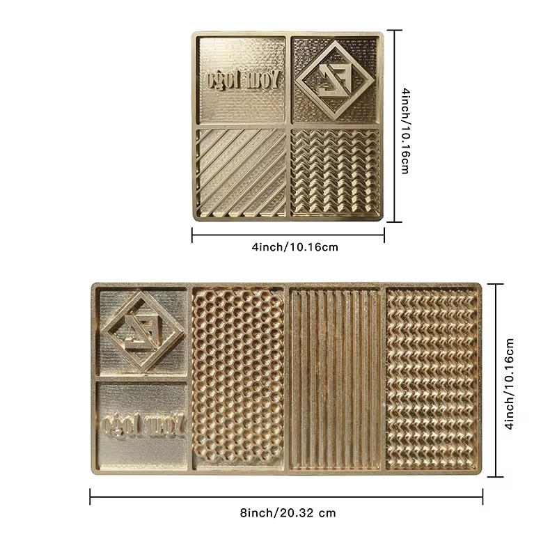 Штамп для льда с логотипом из латуни