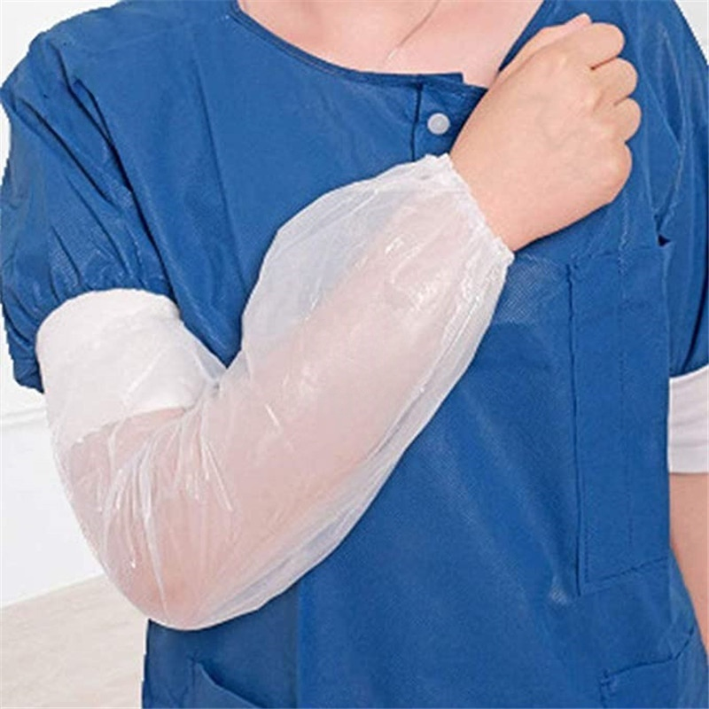 Oil-Proof Plastic Oversleeves with Elastic Ends for Painting Tattooing