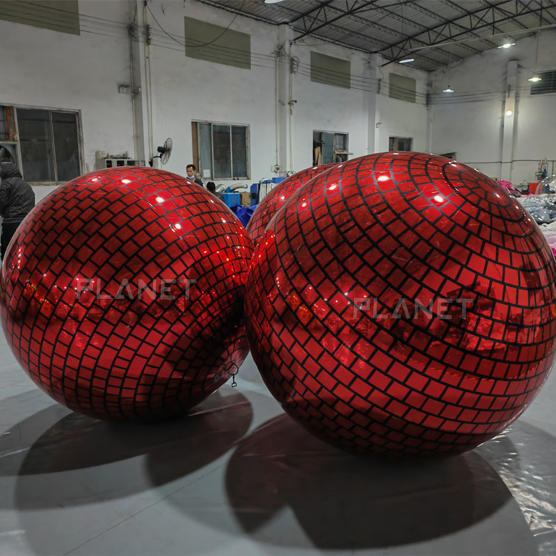 Factory Wholesale Durable Reflective PVC Disco Inflatable Mirror Ball for Decoration