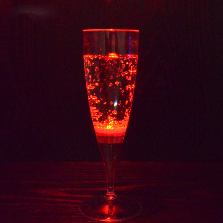 Plastic LED Wine Champagne Flute