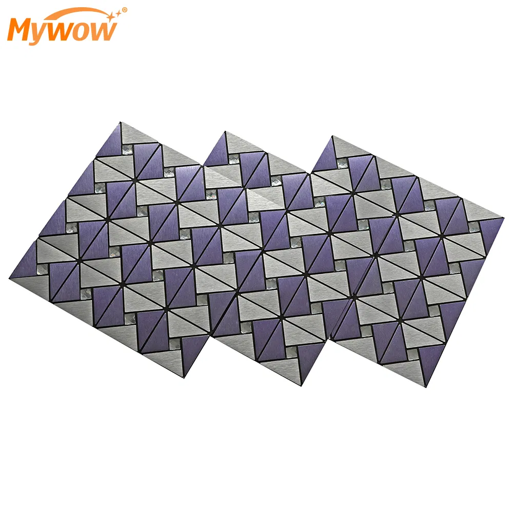 Мозаика MyWow Silver для кухни и ванной, самоклеящаяся