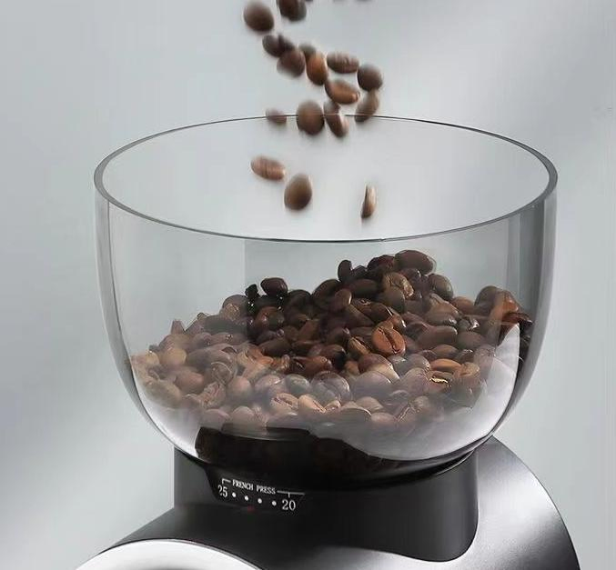 Factory Wholesale Coffee Grinder Electric Burr Mill, for 2-12 Cups Stainless Steel