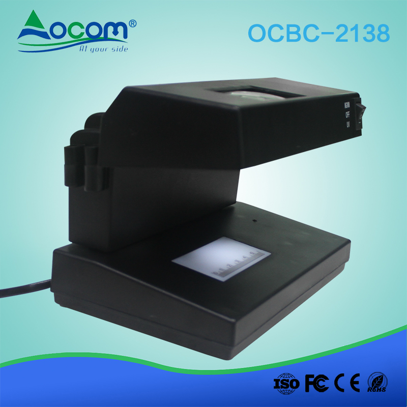 New Model Ocbc-2138 UV Lamp Tester Counterfeit Money Detector Machine