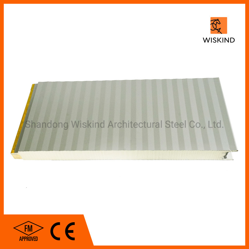 Insulated Metal Panels 50mm/75mm/100mm/150mm/200mm/300mm PU/PIR/PUR/Puf/Polyurethane Fireproof/Lightweight Sandwich Panel for Wall Panel and Cold Storage