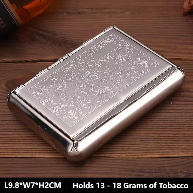 Ea544 Designer Custom Stainless Steel Boxes Smoking Electronic Windproof Electric USB Luxury Cigarette Rechargeable Lighter Modern Cut Tobacco Packaging Box