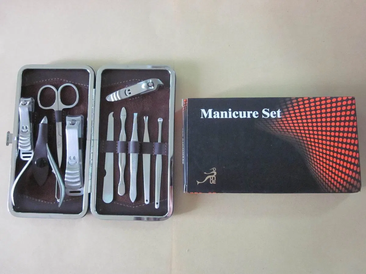 10 Sets of Stainless Steel Novelty Manicure Sets
