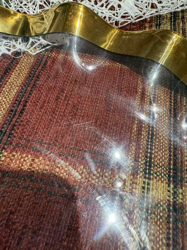 Catering Standard Eco-Friendly Plastic Charger Plate Used in Wedding/Party/Household/Resturant