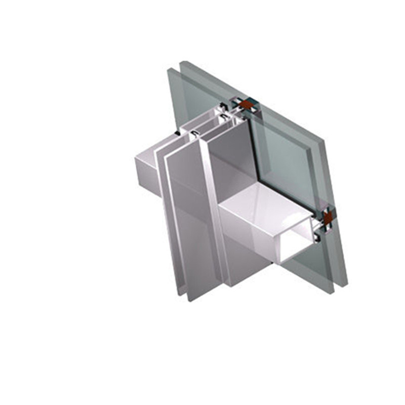 Aluminium Aluminum Extrusion Profiles for Curtain Wall (RAL-598)