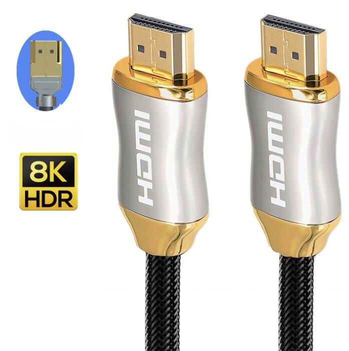 Ultra High Speed HDMI 2.1 Cable 8K@60Hz Male to Male Supports Hdr