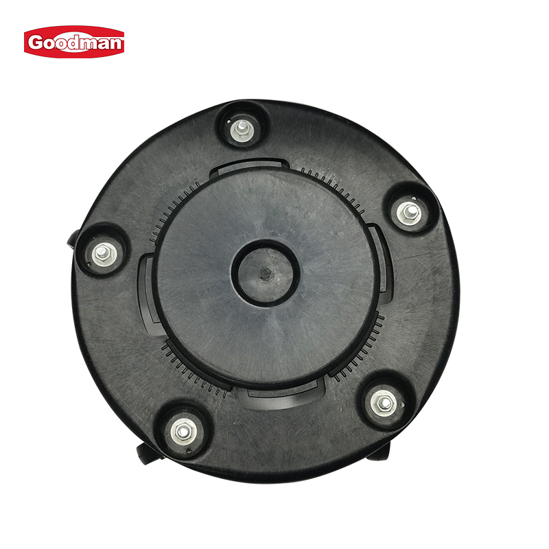 Тележка для мусорного бака 120 л круглая черная